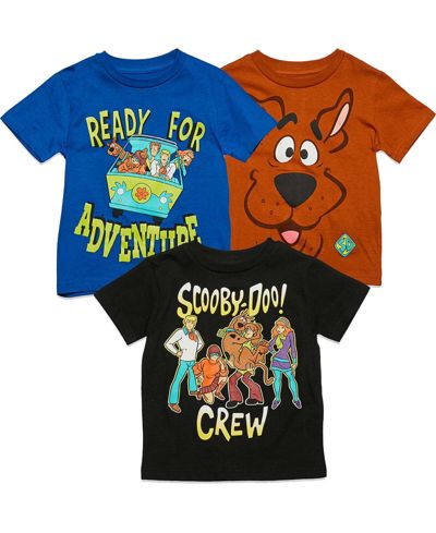 Scooby Doo Scooby-Doo Boys 3 Pack Short Sleeve T-Shirt Toddler|Child Boys