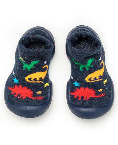 Komuello Infant Boys Breathable Washable Non-Slip Sock Shoes Dinos