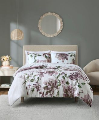 Madison Park Essentials Alice Floral 7-Pc. Comforter Set, Queen