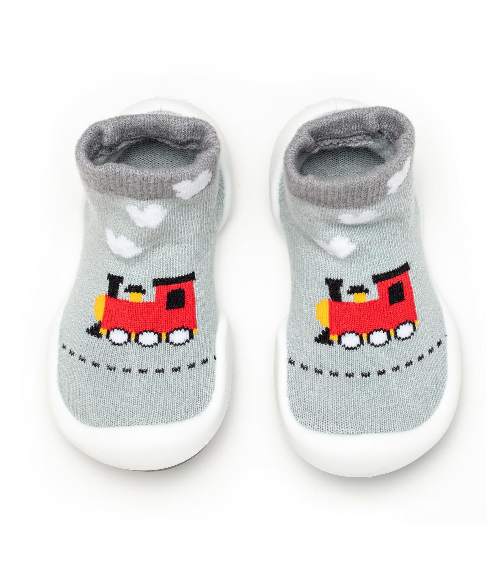 Komuello Infant Boys Breathable Washable Non-Slip Sock Shoes Train