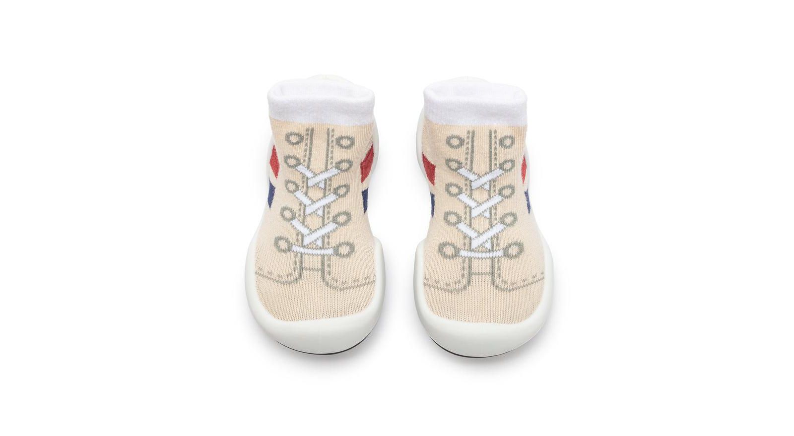 Обувь-носочки Komuello для младенцев (мальчики/девочки) Runner - Light Beige