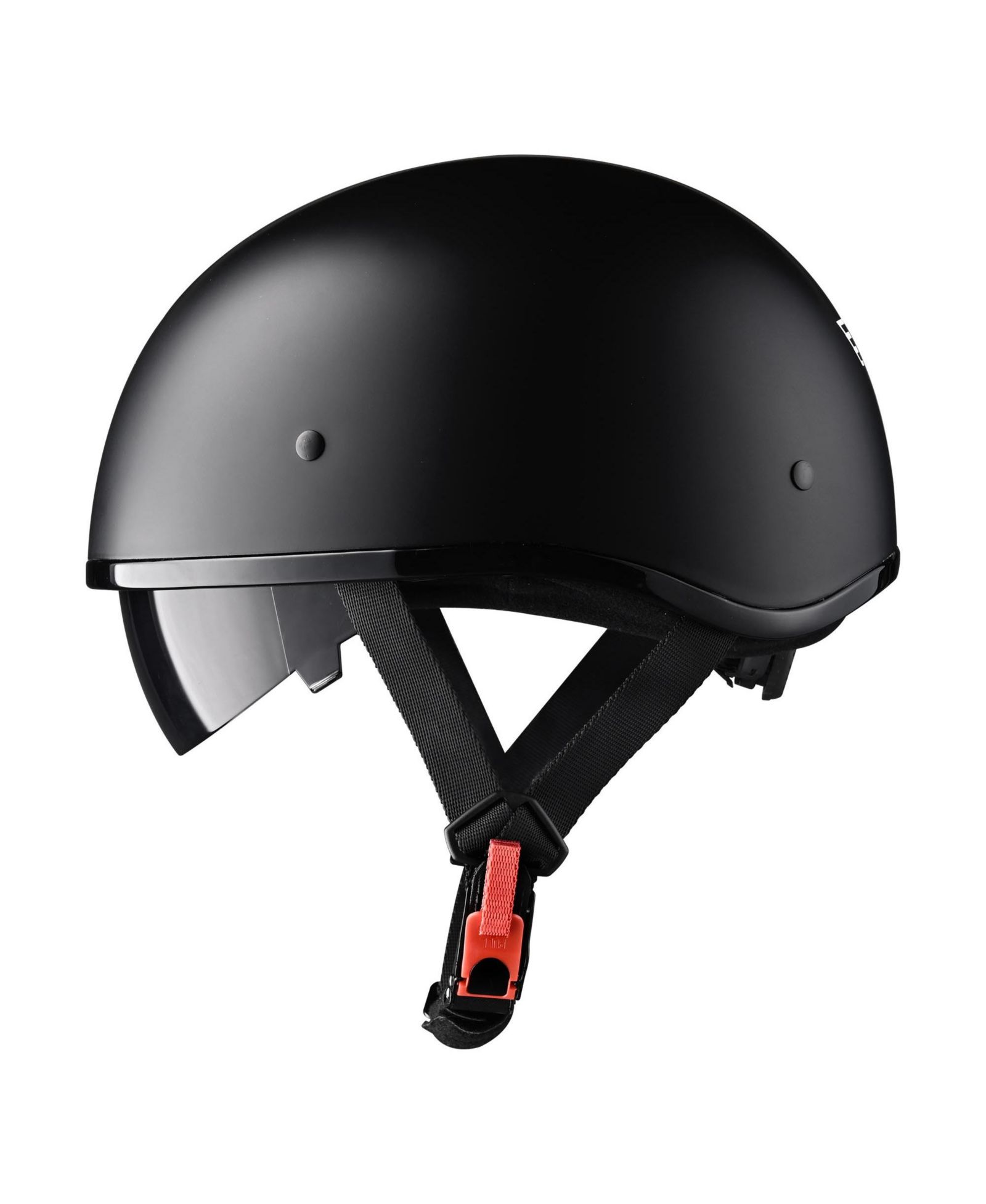 Забрало для мотошлема AHR Half Face, Matte Black, DOT Approved