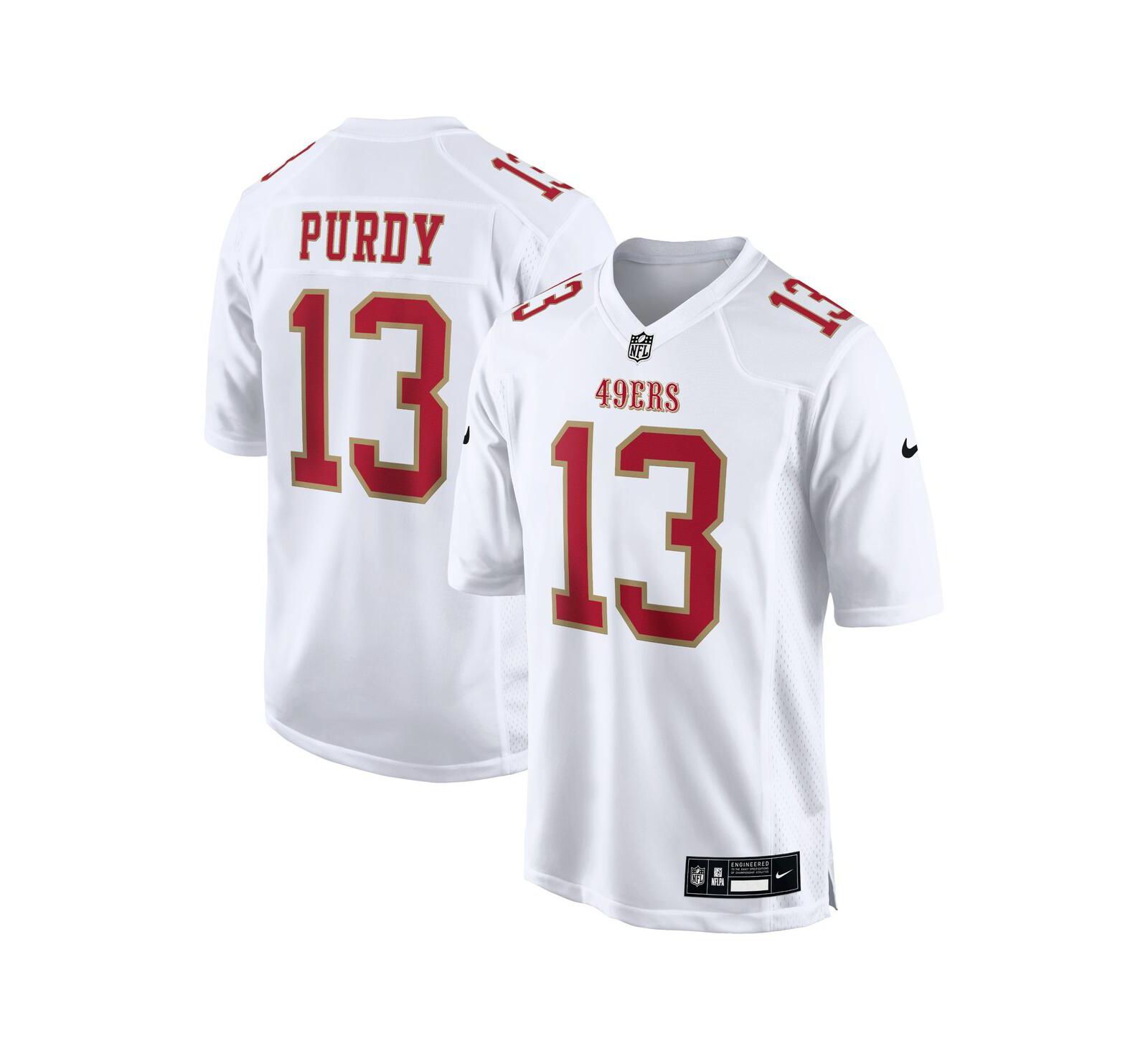 Мужская джерси Nike Brock Purdy Tundra White San Francisco 49ers Fashion Game