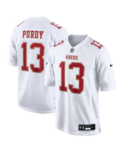 Мужская джерси Nike Brock Purdy Tundra White San Francisco 49ers Fashion Game