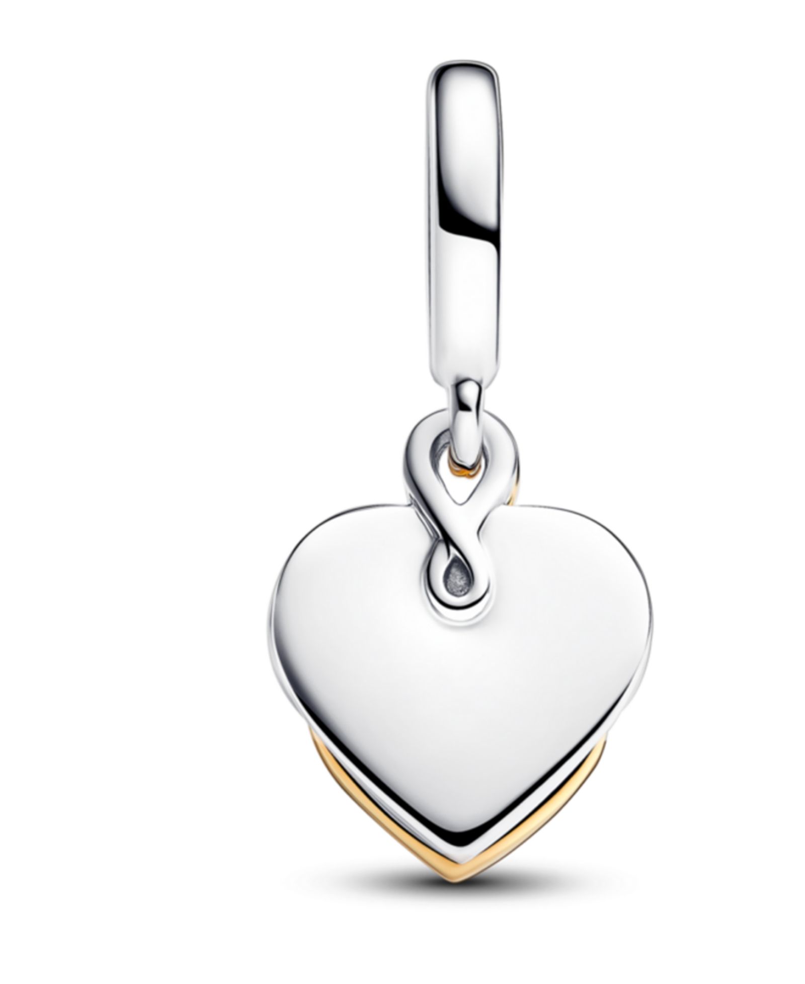 Подвеска-шарм Pandora Lab-Grown Diamond Engravable Mom Double Dangle Charm
