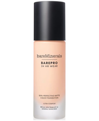Жидкий матовый тональный крем bareMinerals BAREPRO 24hr Wear SPF 20