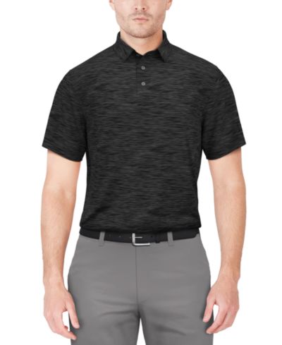 PGA TOUR Men's Short-Sleeve Airflux Heather Golf Polo Shirt