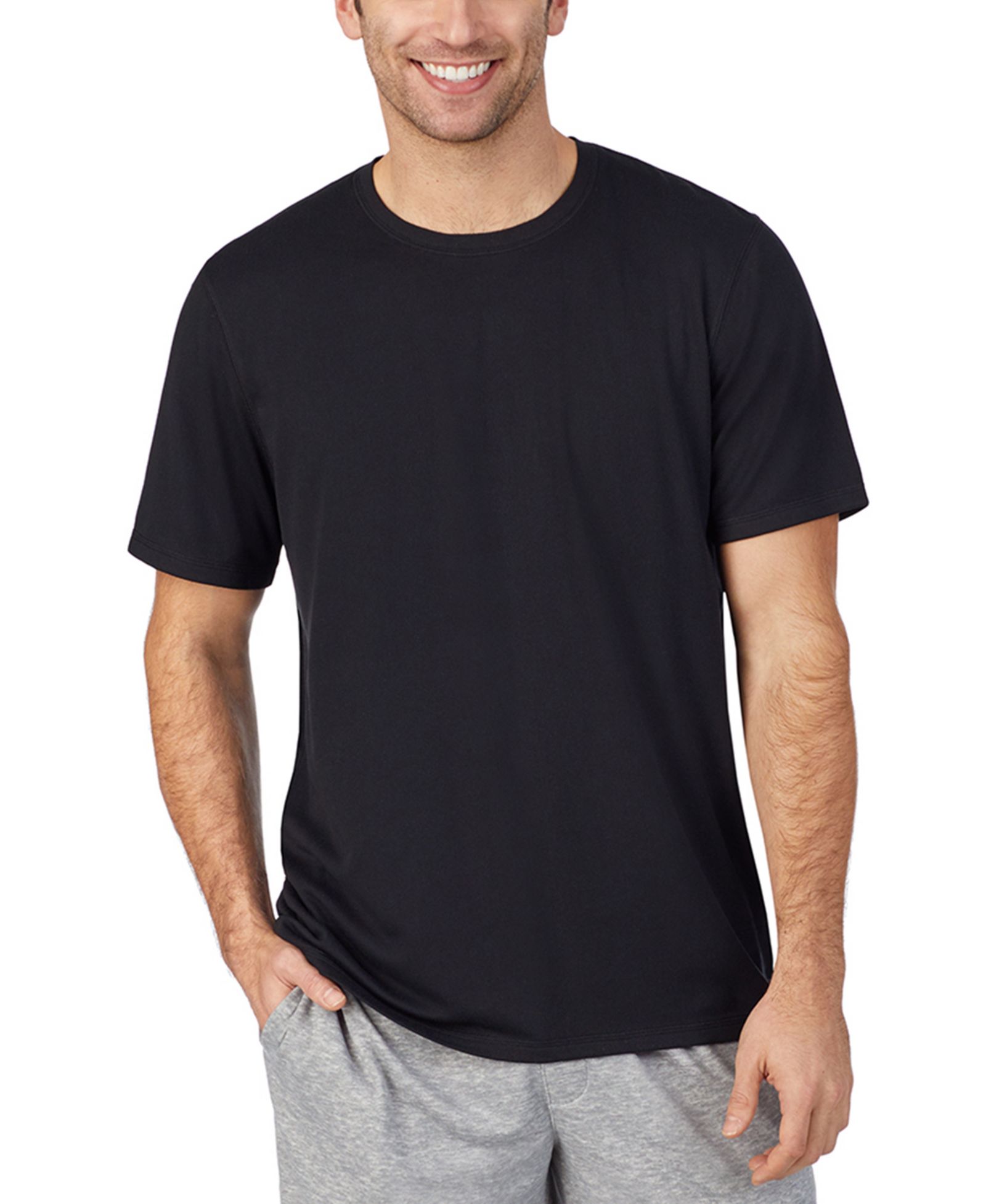 Мужской топ Cuddl Duds Far-Infrared Enhance Sleep Short Sleeves Crewneck