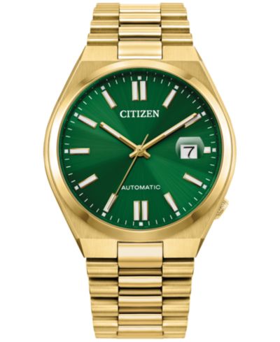 Мужские часы Citizen Automatic Tsuyosa Gold-Tone Stainless Steel Bracelet, 40mm