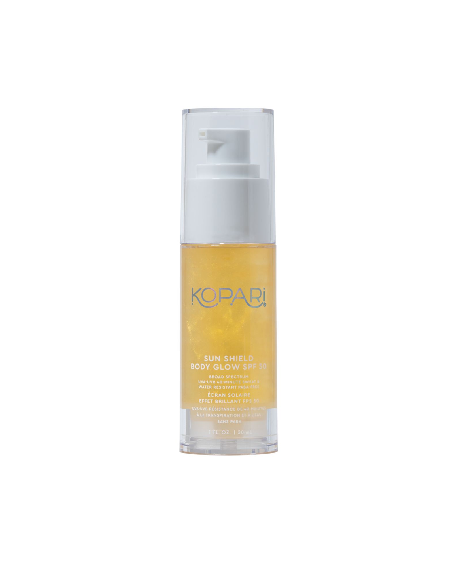 Kopari Beauty Sun Shield Body Glow SPF 50, 1 oz.
