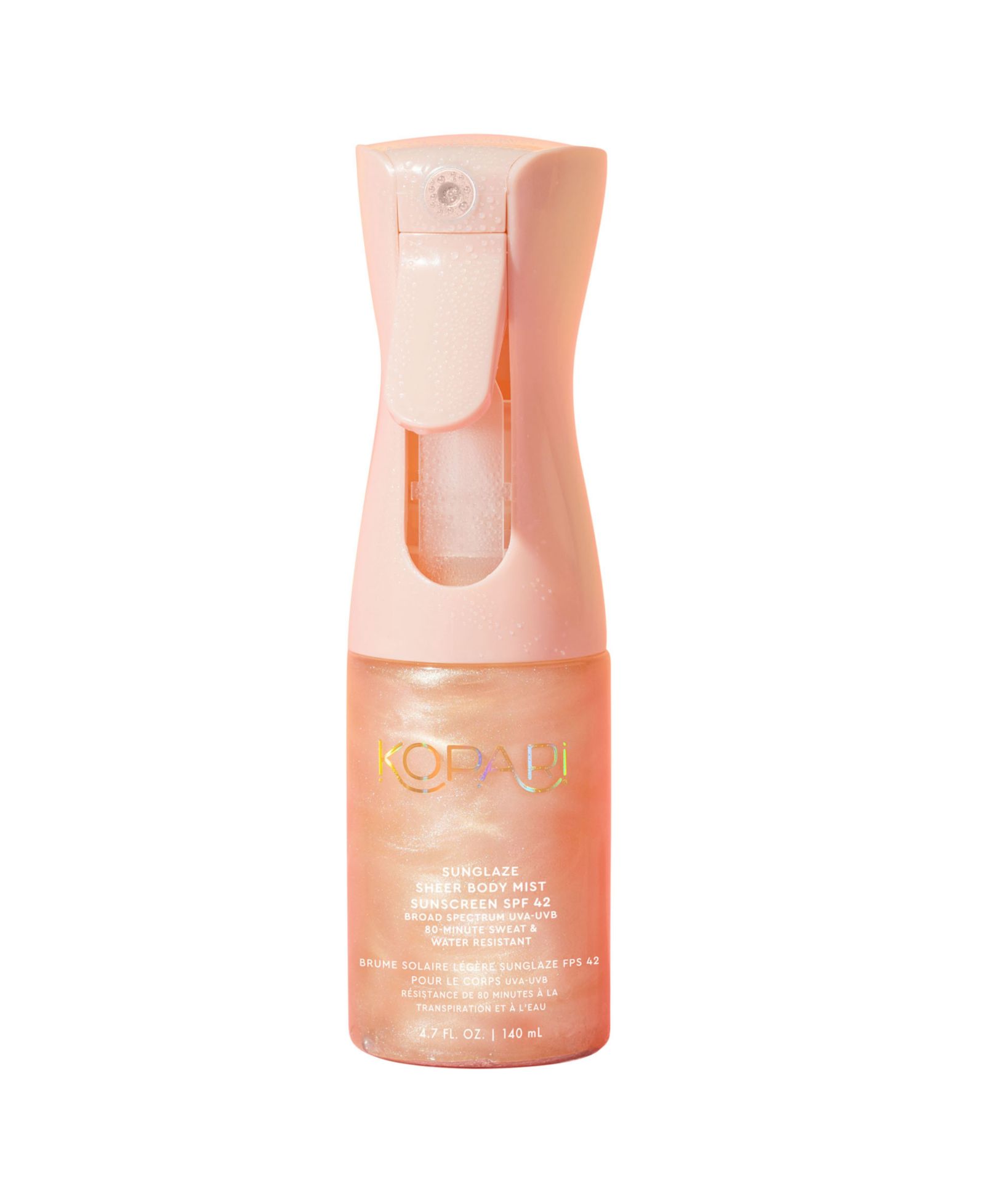 Kopari Beauty Sunglaze легкий мист-солнцезащитный для тела SPF 42, 4.7 oz.