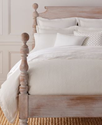 Lauren Ralph Lauren Sascha текстурированный комплект пододеяльников White Full/Queen