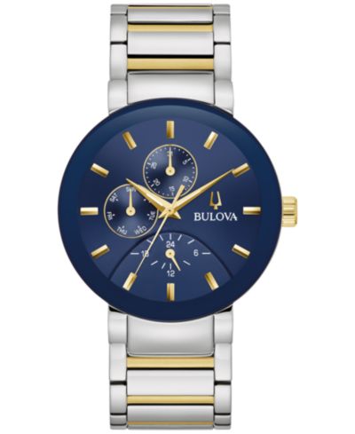 Bulova Мужские хронограф часы Modern Futuro Two-Tone из нержавеющей стали 40mm