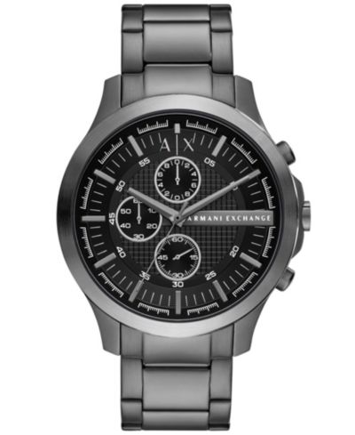 Мужские часы A|X Armani Exchange Chronograph Gunmetal Stainless Steel 46mm