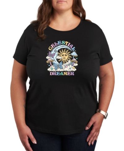 Женская футболка Hybrid Apparel Trendy Plus Size Celestial Dreamer Graphic