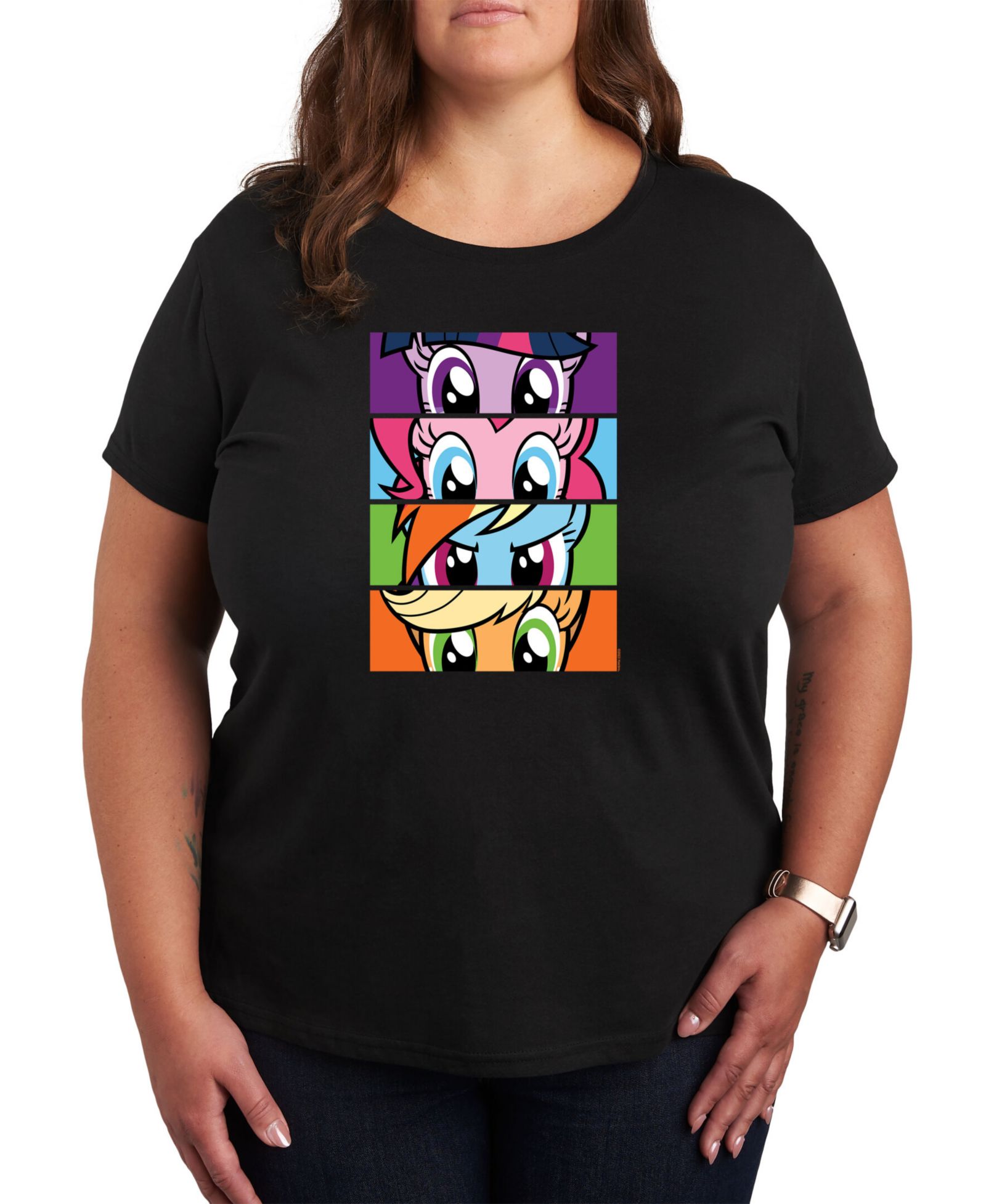 Женская футболка Hybrid Apparel Trendy Plus Size My Little Pony Graphic