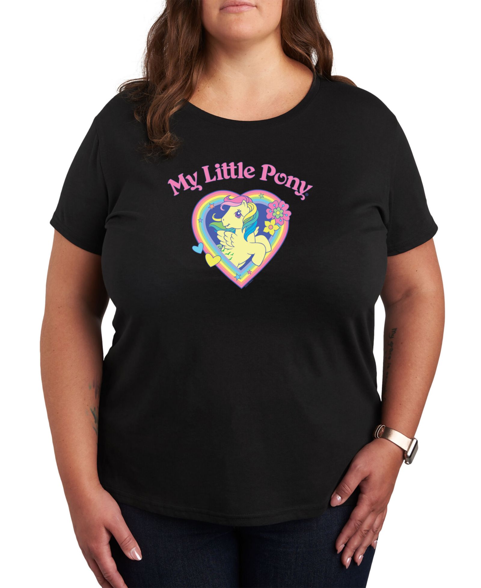 Hybrid Apparel футболка Plus Size My Little Pony с графикой