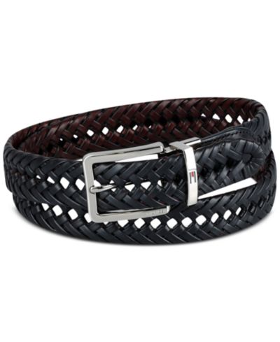Tommy Hilfiger Мужской двусторонний ремень с логотипом Lace Logo