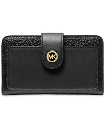 Кошелек Michael Kors Charm кожаный двухсторонний с карманом для монет, Medium