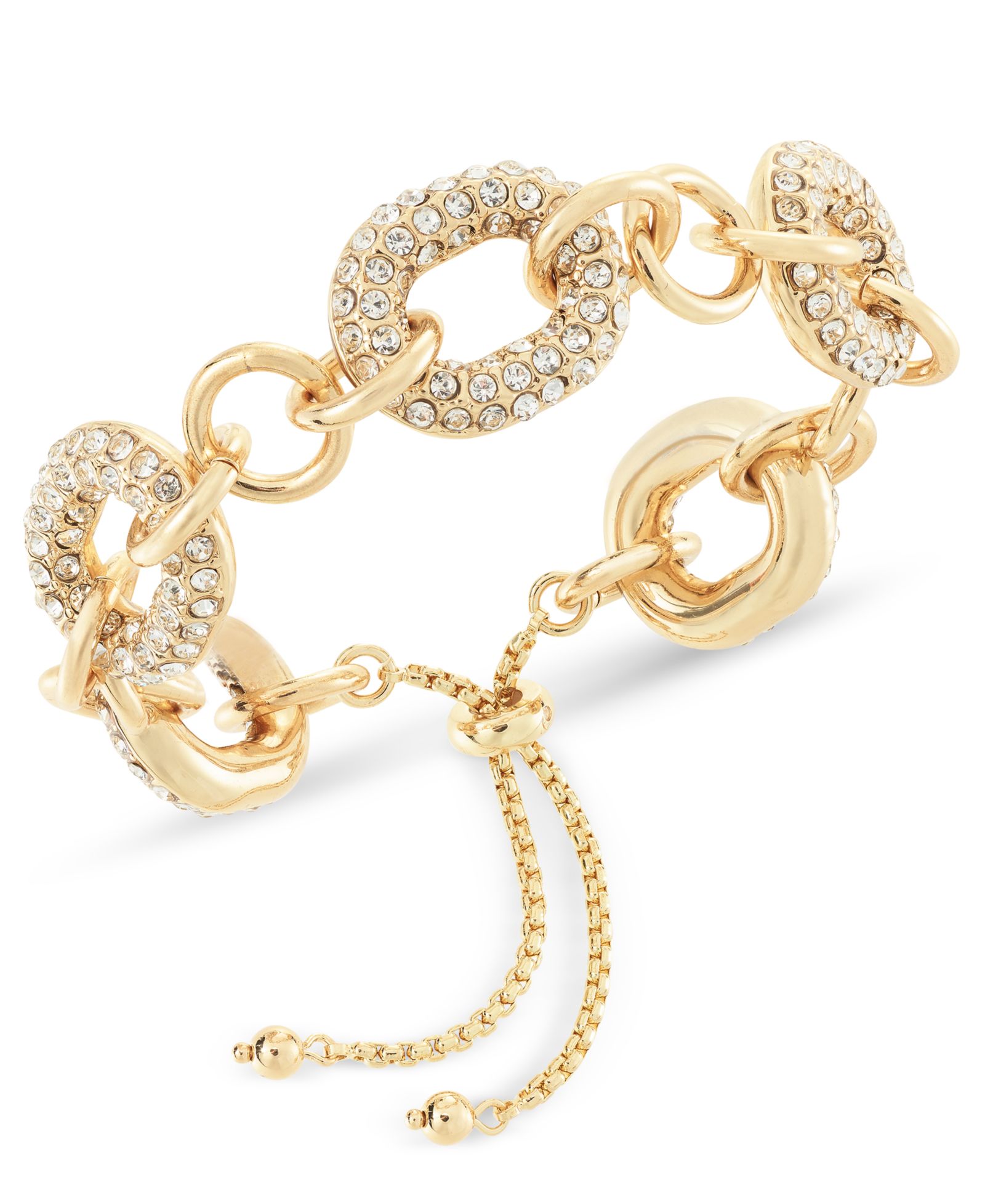 Браслет I.N.C. International Concept Pavé Chain Link Slider