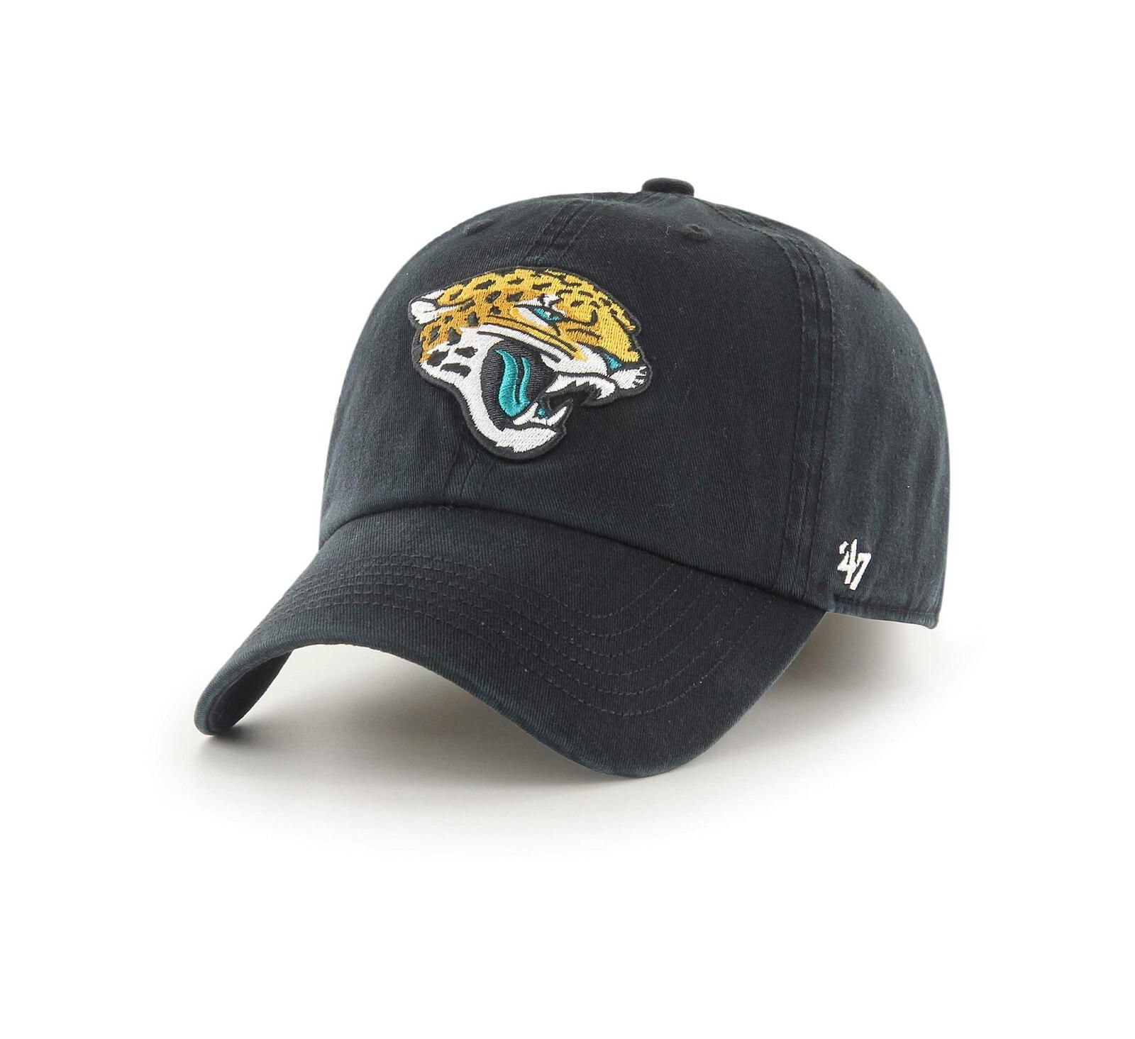 Кепка '47 Brand Men's Black Jacksonville Jaguars Franchise Logo Fitted Hat