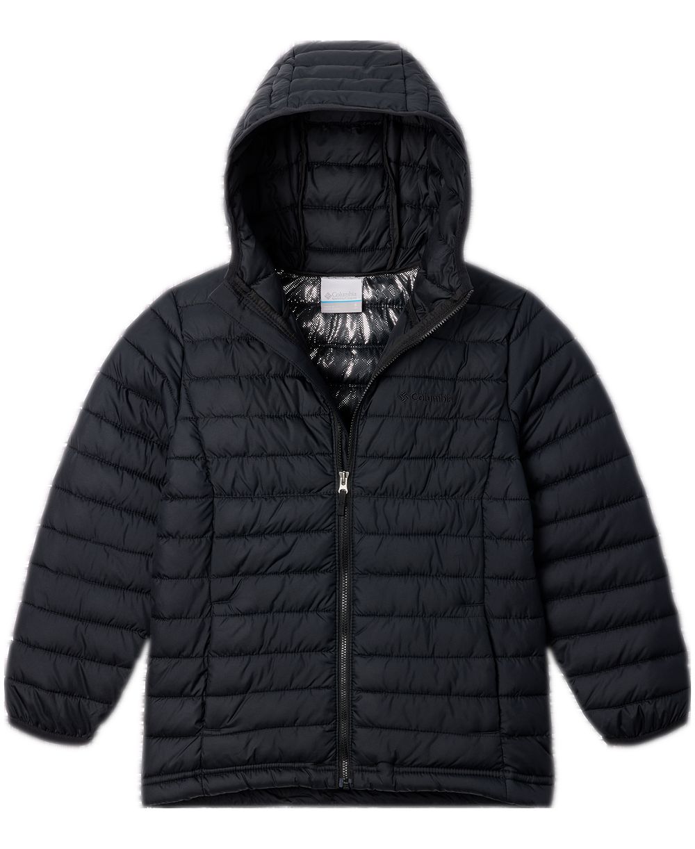 Columbia Big Boys Powder Lite II Quilted Colorblocked Full-Zip Hooded Jacket