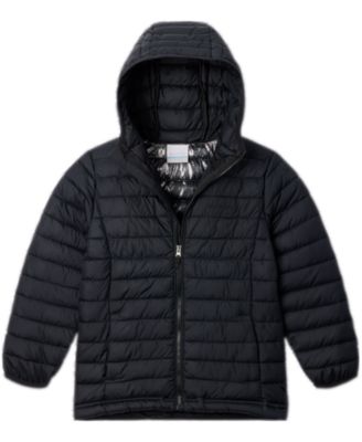 Детская утепленная куртка Columbia Big Boys Powder Lite II Quilted Colorblocked Full-Zip Hooded