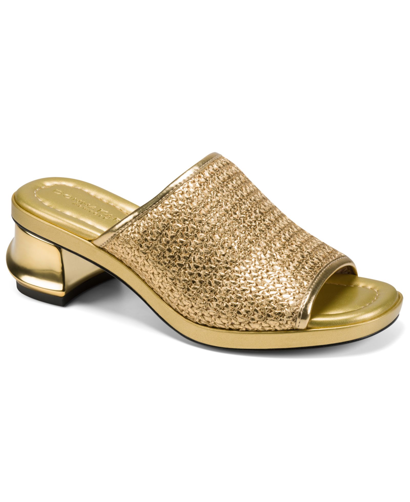 Женские мюли Donna Karan New York Tinley Leather Peep Toe