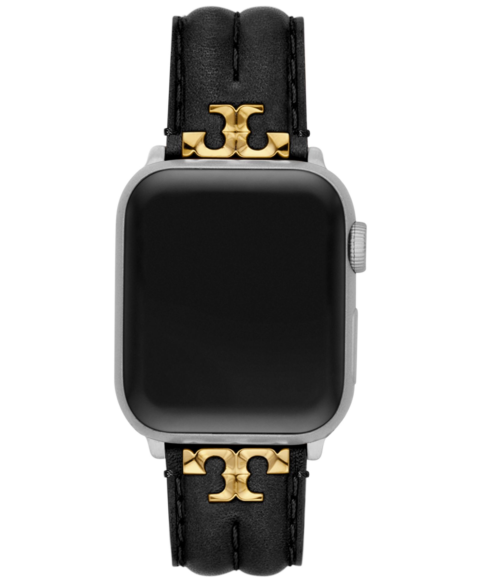 Tory Burch The Kira Black Leather Strap For Apple Watch® 38mm-45mm