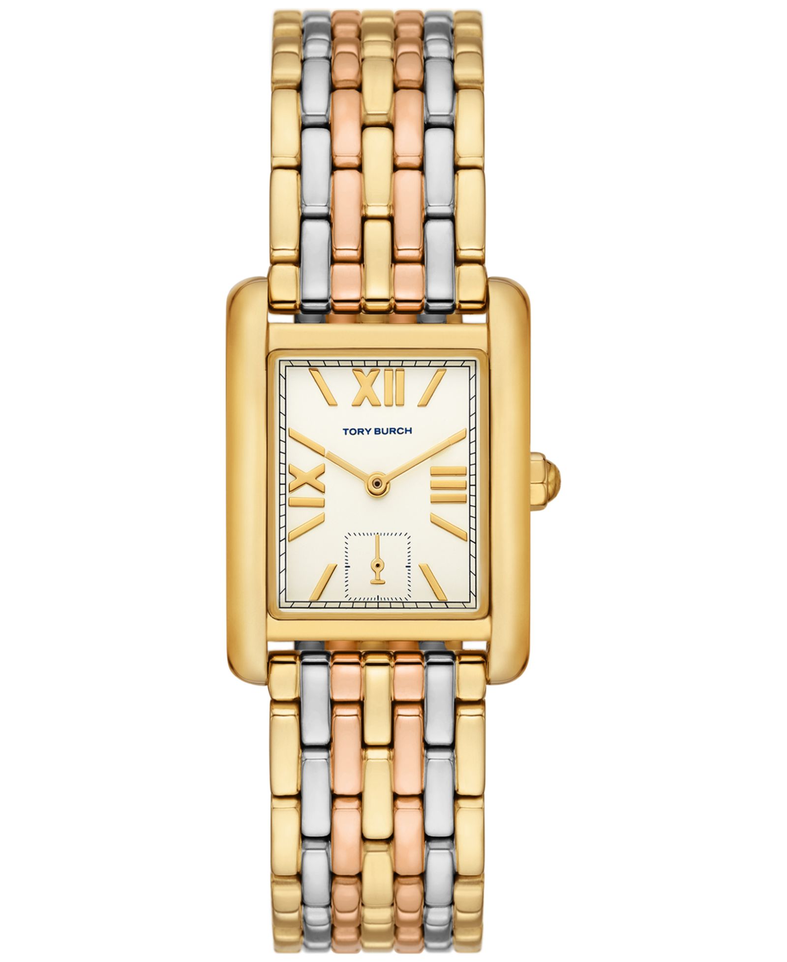 Tory Burch Женские часы Tri-Tone Stainless Steel 25mm
