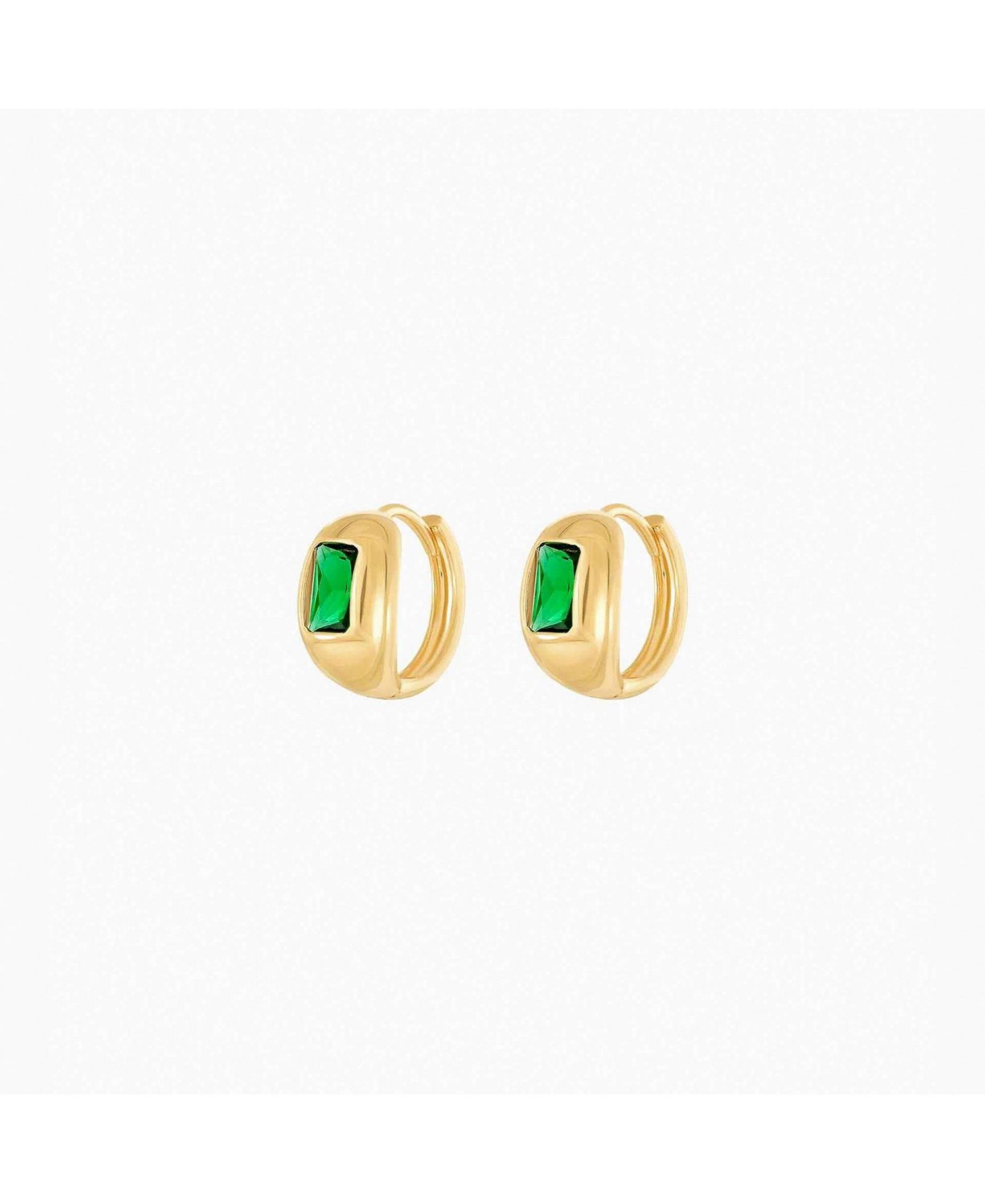 Sterling Silver 18k Gold Plated Lois Huggies Bold Gold Dainty