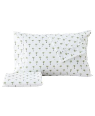 Madelinen Coastal Printed Microfiber 4-Pc. Sheet Set, King