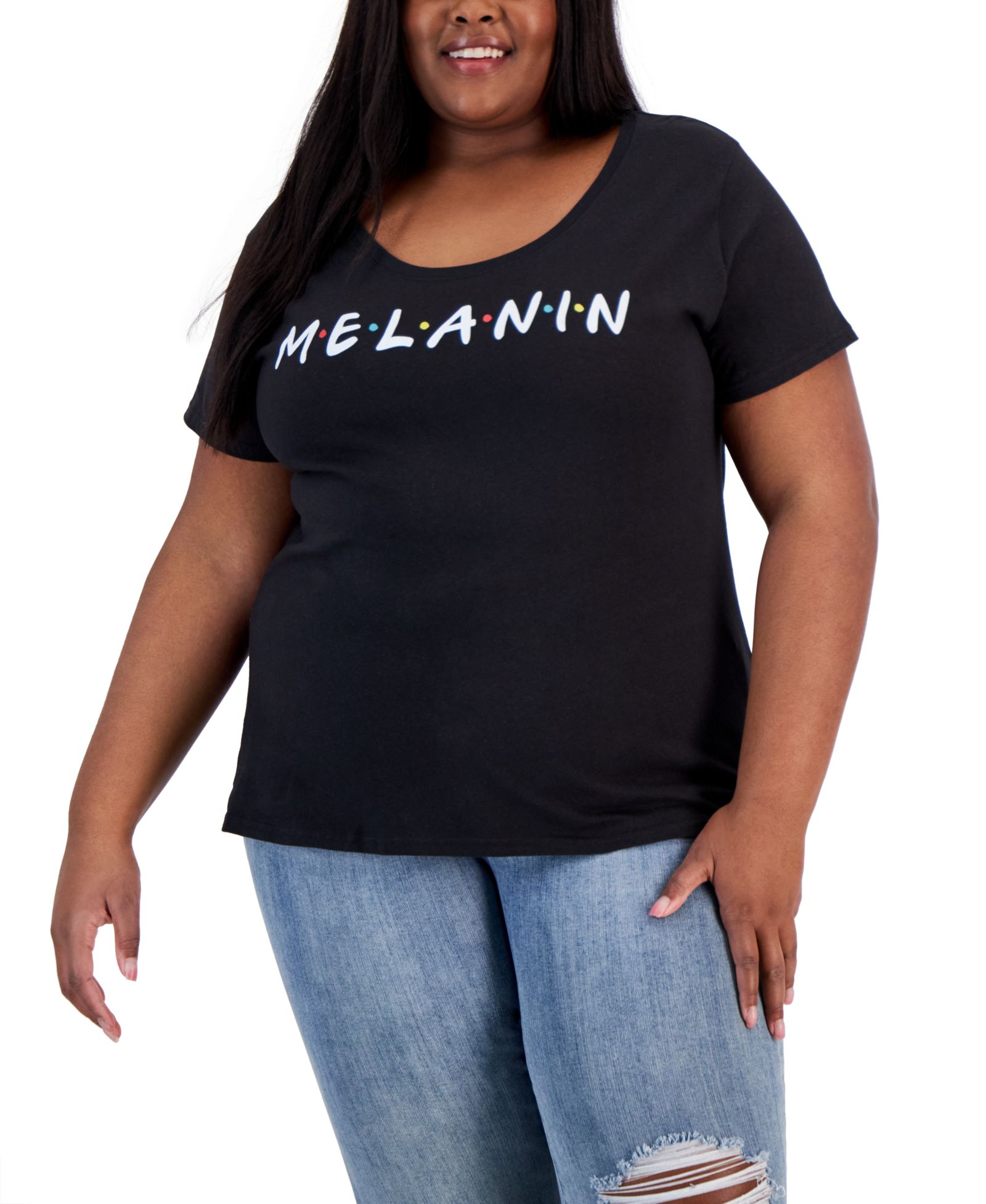 Hybrid Apparel футболка Plus Size Melanin Graphic