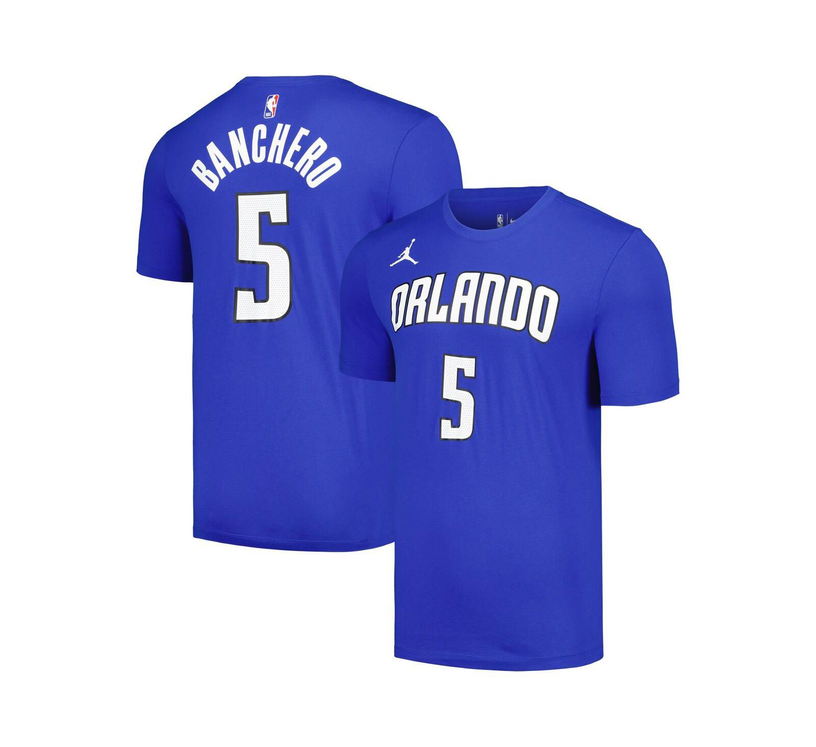 Футболка Jordan Paolo Banchero Orlando Magic, синяя