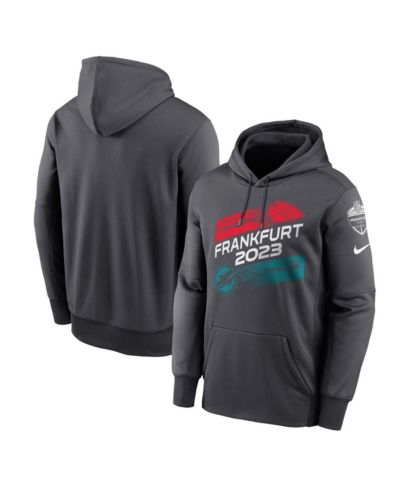 Мужское худи Nike Anthracite Kansas City Chiefs Vs. Miami Dolphins 2023 Frankfurt Game Pullover