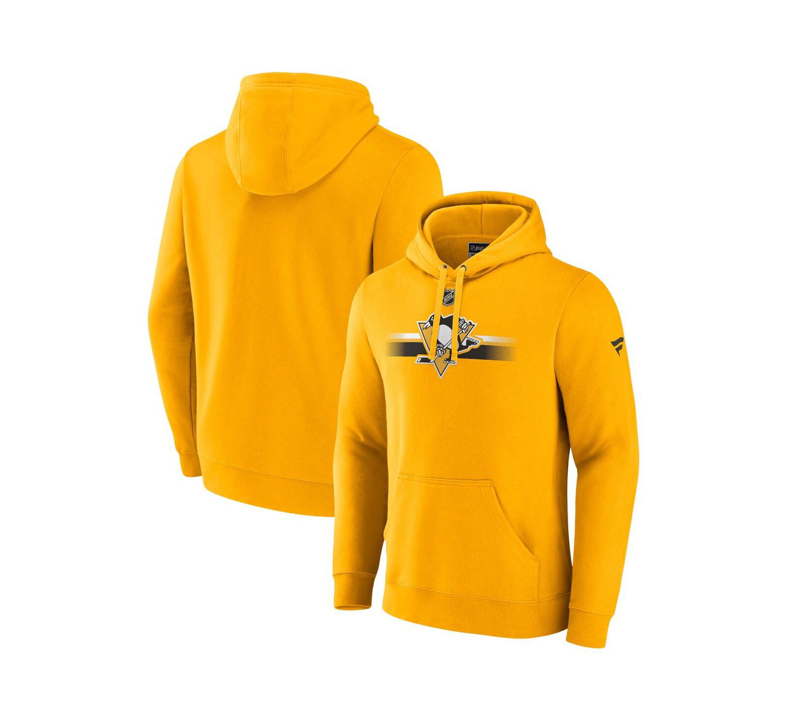 Худи Fanatics Gold Pittsburgh Penguins Authentic Pro для Мужчин