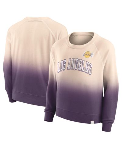 Женское свитшот Fanatics Los Angeles Lakers, Purple Distressed Raglan Pullover