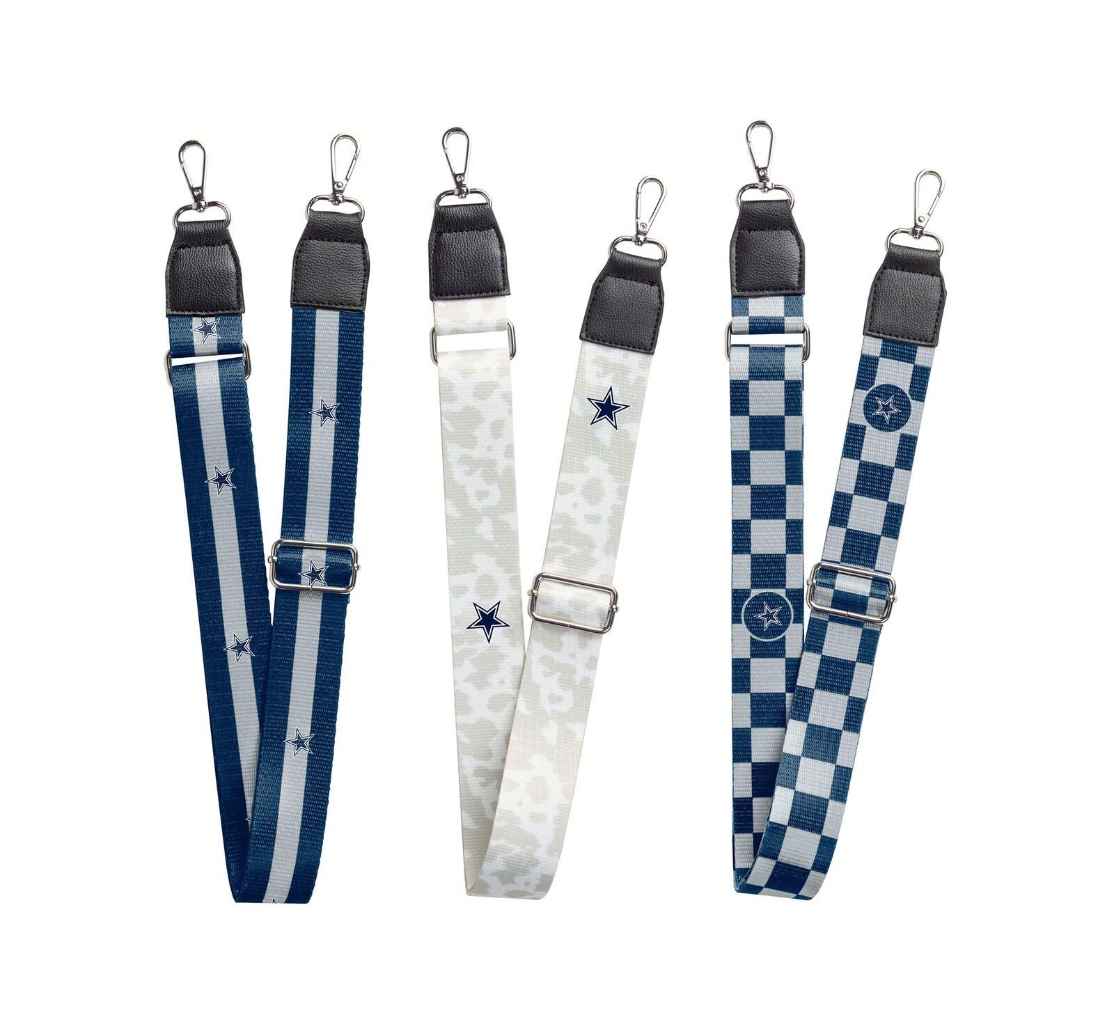 Dallas Cowboys 3-Pack Bag Strap Set