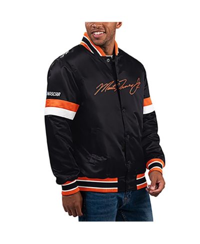 Мужская куртка Starter Black Martin Truex Jr Home Game, на кнопках