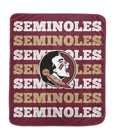 Плюшевый плед Pegasus Home Fashions с логотипом Florida State Seminoles, 60'' x 70''