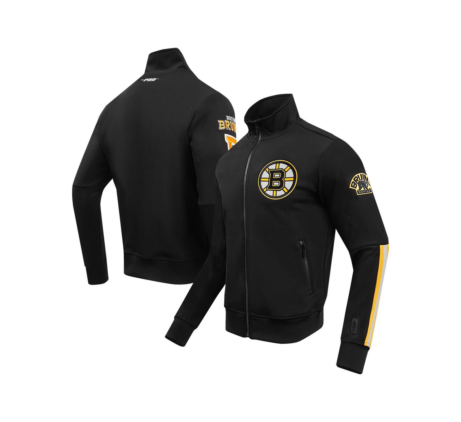 Куртка Pro Standard Men's Black Boston Bruins Classic Chenille Full-Zip Track