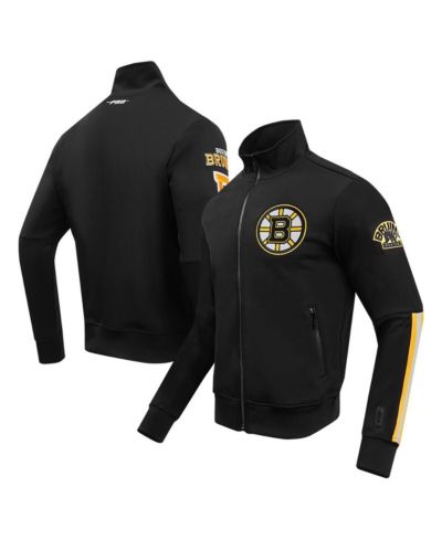 Куртка Pro Standard Men's Black Boston Bruins Classic Chenille Full-Zip Track