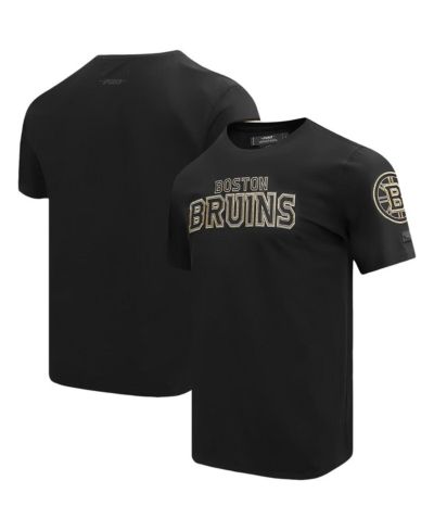 Мужская футболка Pro Standard Black Boston Bruins Wordmark