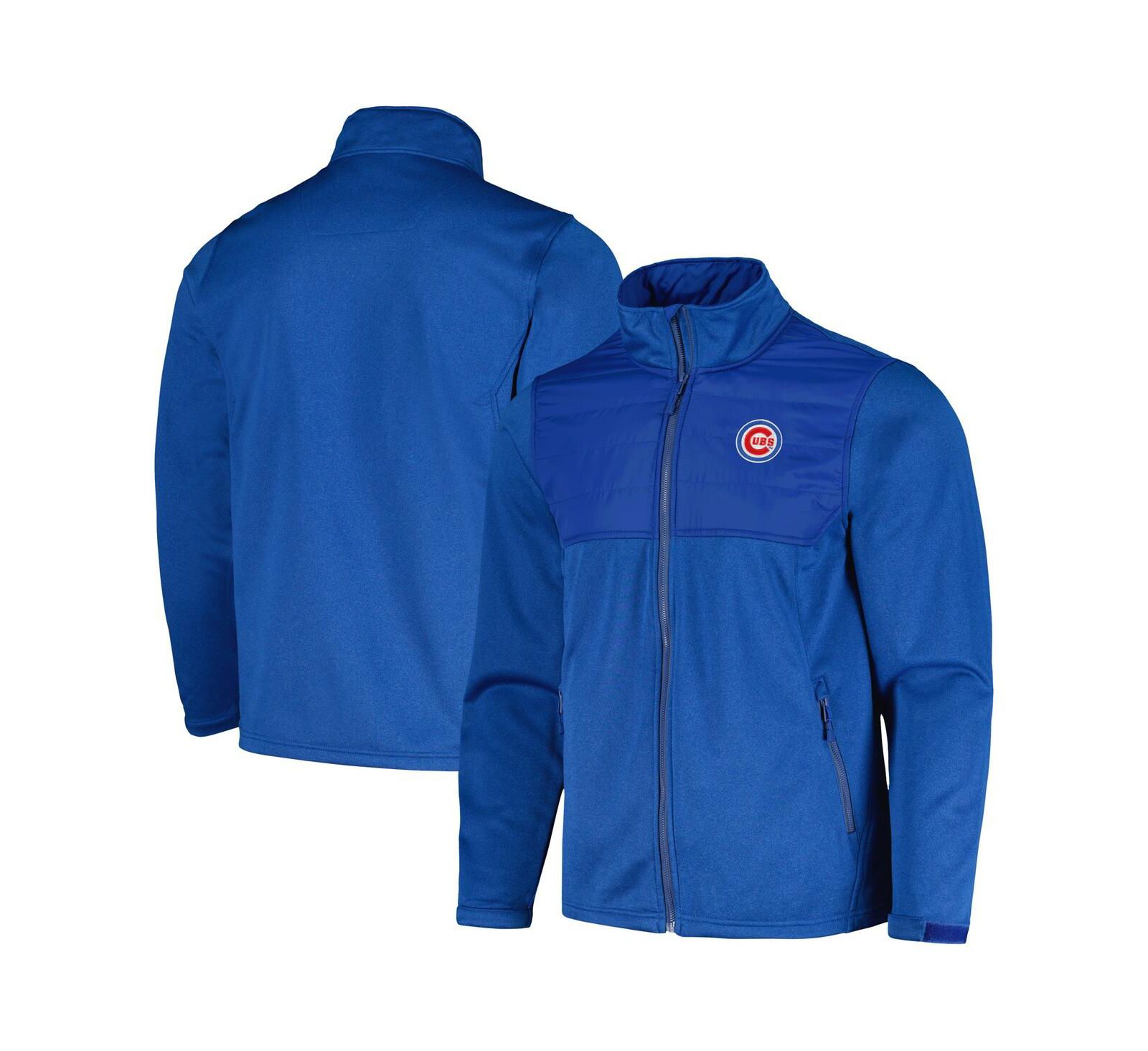 Men's Dunbrooke Heather Royal Chicago Cubs Explorer Full-Zip Jacket