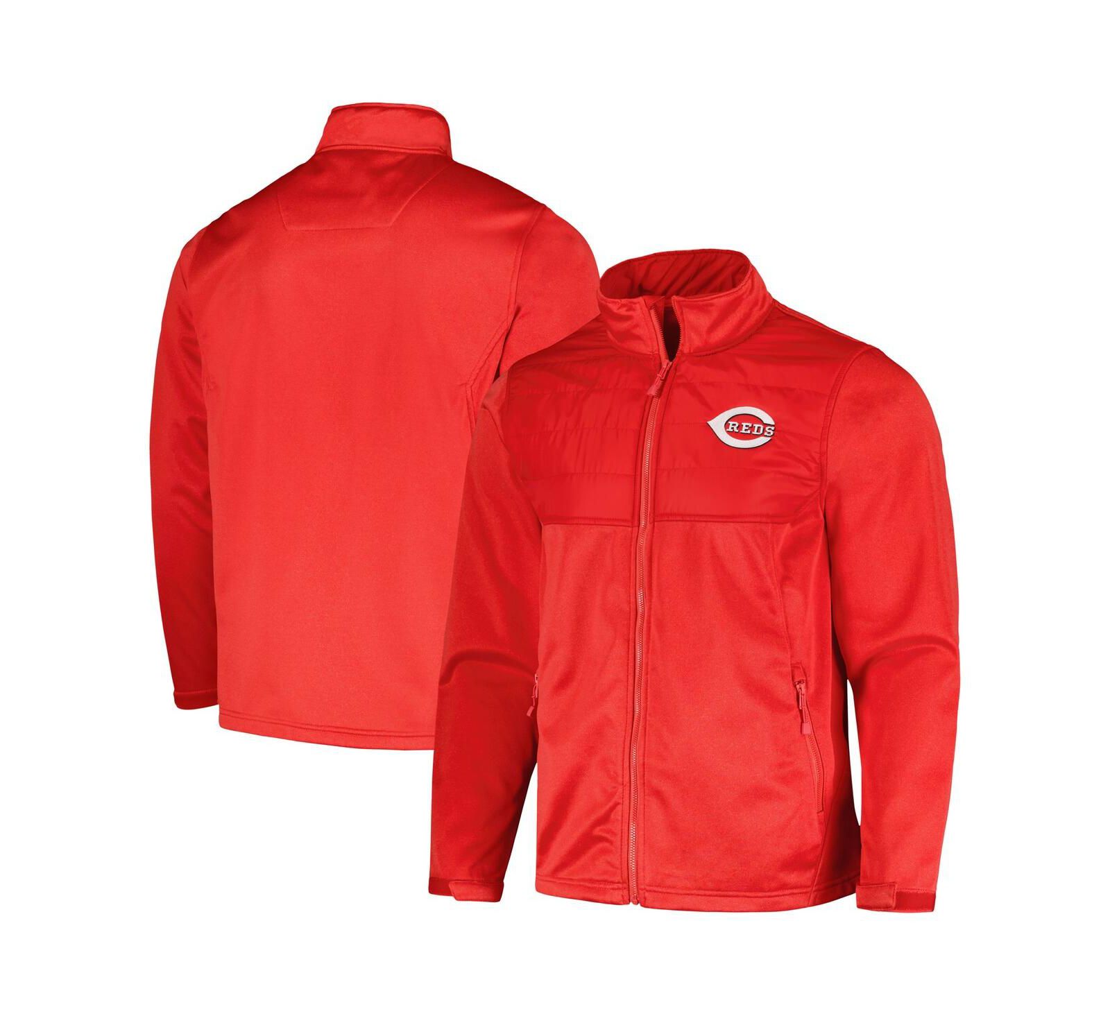Мужская куртка Dunbrooke Heather Red Cincinnati Reds Explorer Full-Zip