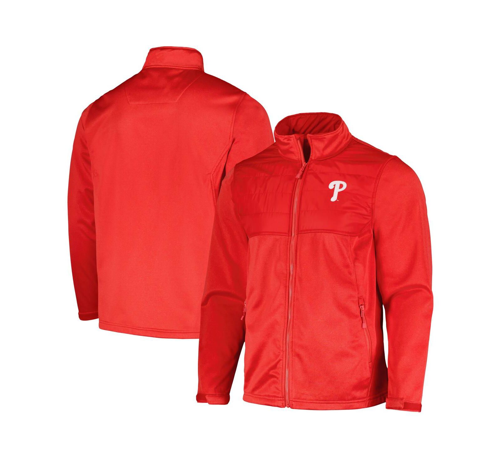 Мужская куртка Dunbrooke Heather Red Philadelphia Phillies Explorer на молнии