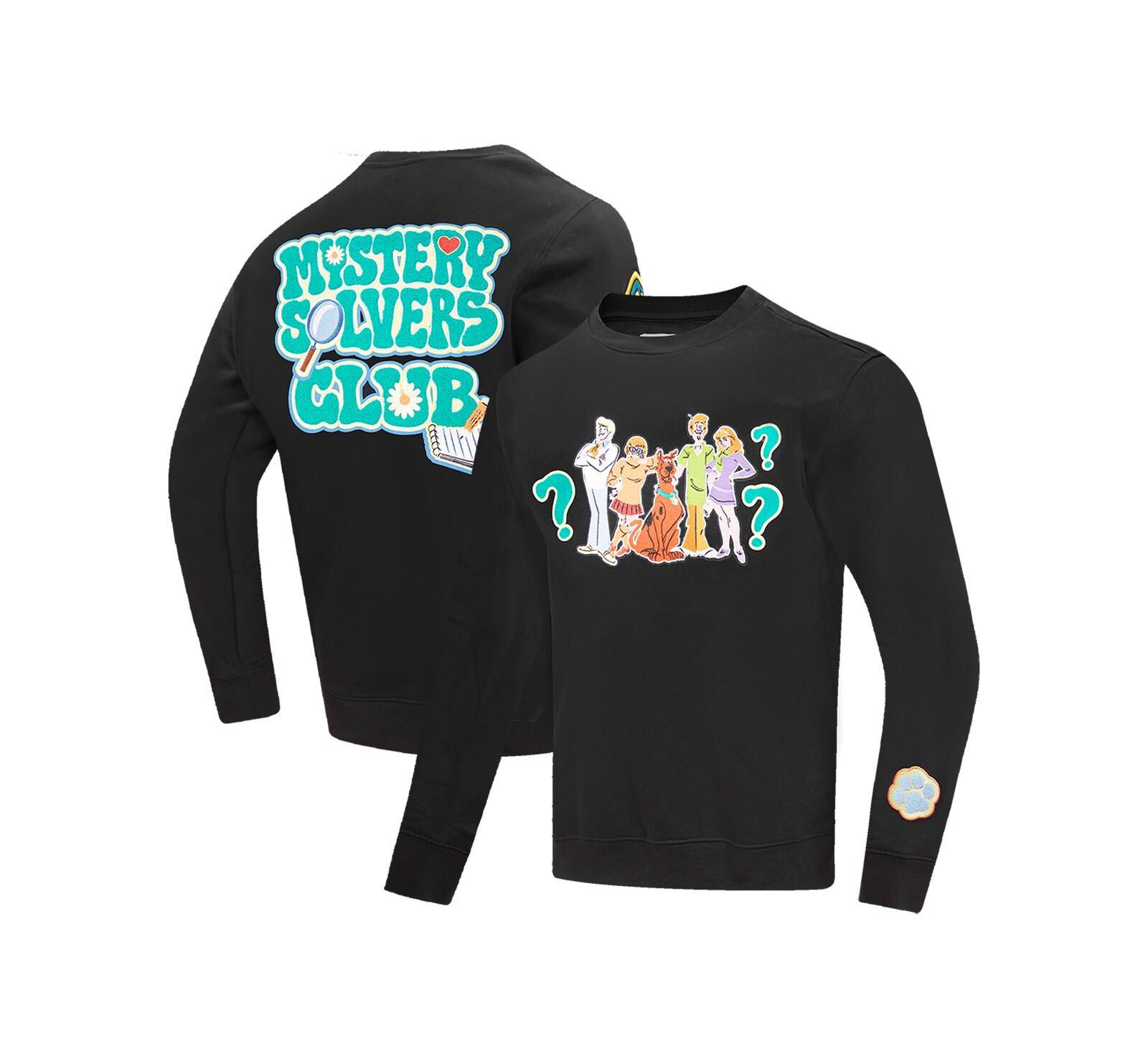 Унисекс свитшот Freeze Max Black Scooby-Doo Mystery Solving Club Pullover