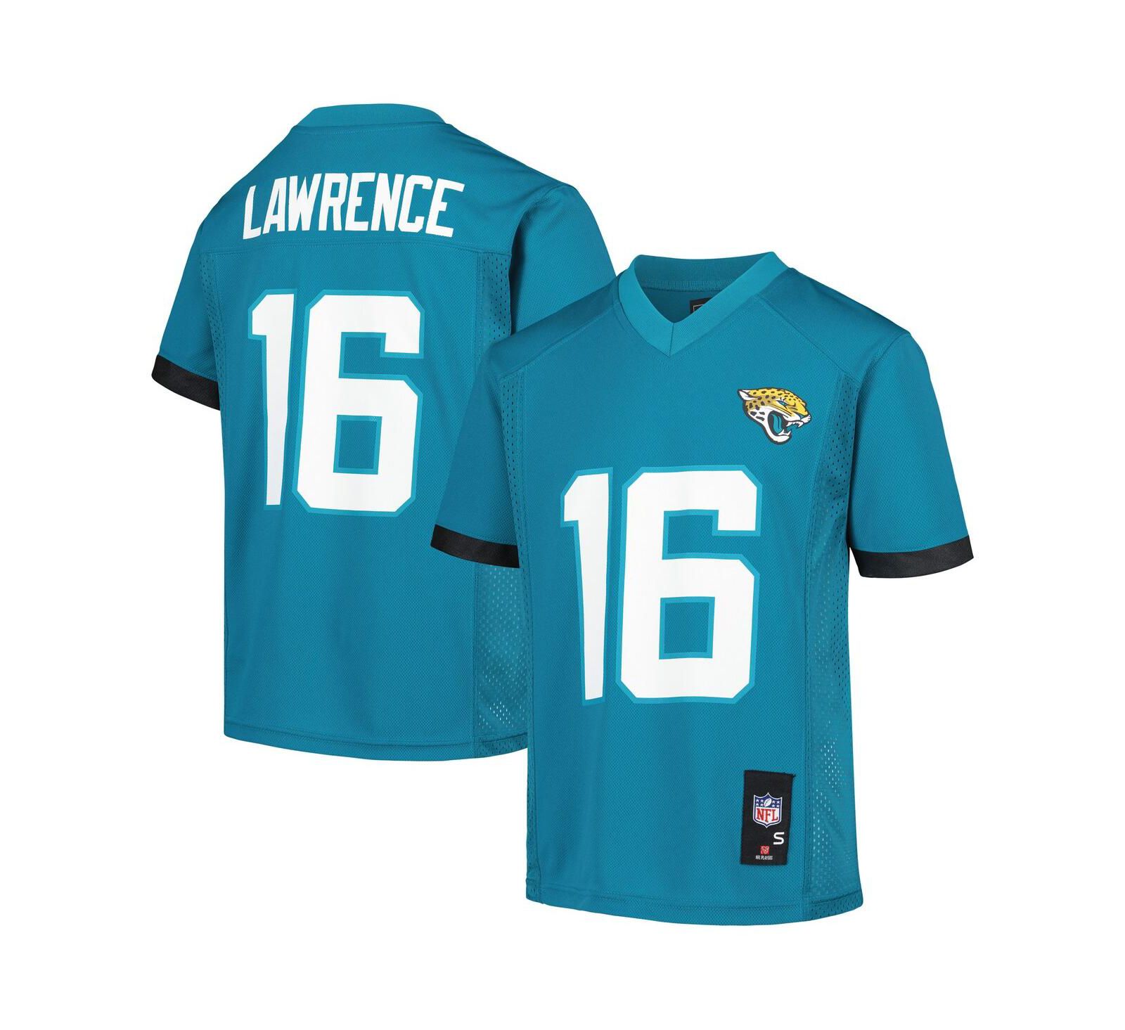 Детская джерси-реплика Trevor Lawrence Teal Jacksonville Jaguars для мальчиков