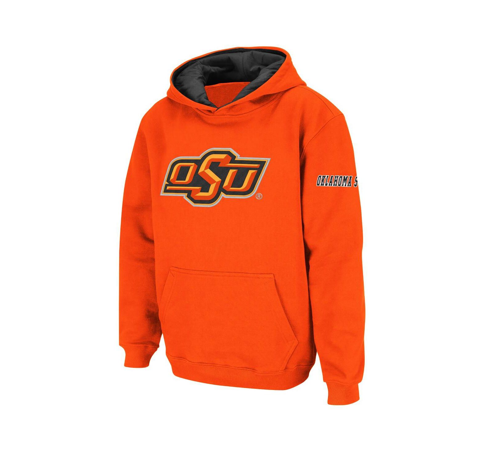 Худи Stadium Athletic Big Boys Stadium Athletic Orange Oklahoma State Cowboys Big Logo Team Pullover