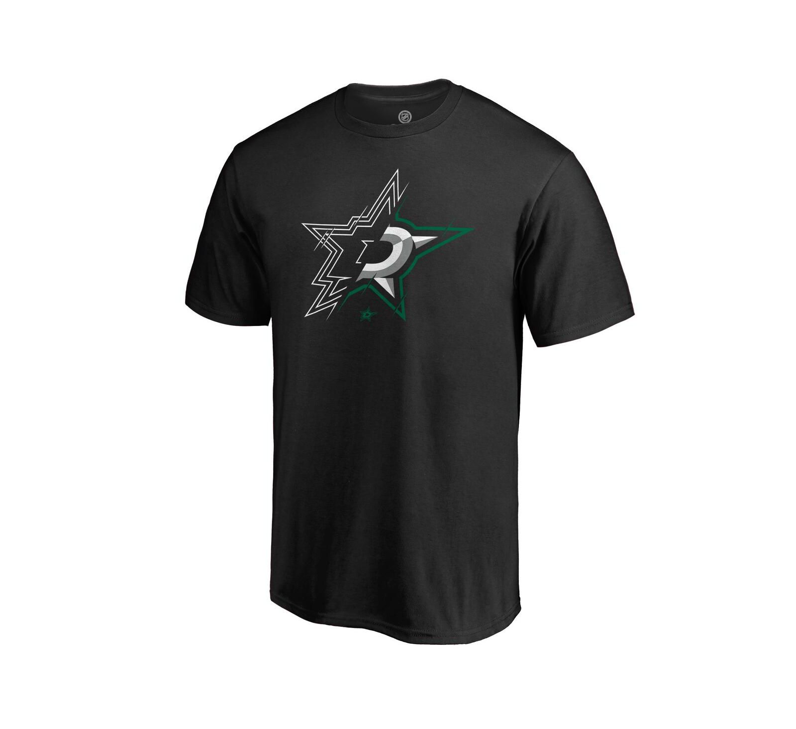 Мужская футболка Fanatics Black Dallas Stars X-Ray